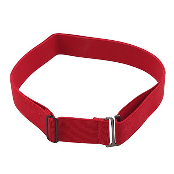Osynligt skärp för kvinnor, elastiskt stretch midjebälte med platt spänne Grey One Size