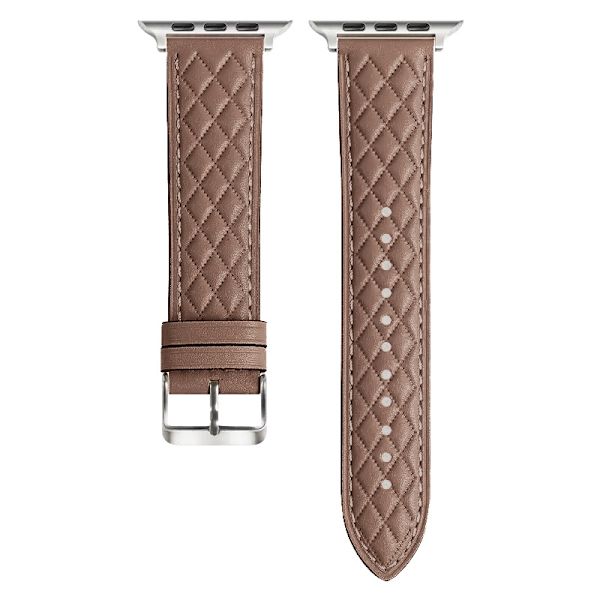 Klockarmband för Apple Watch iWatch 38/40/41 Roséguld Regular Connector Sandelträ