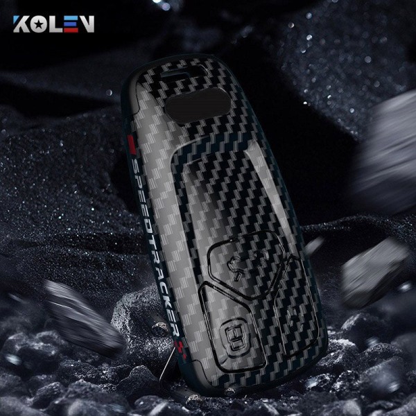 ABS Kolfiberstil Bilnyckelfodral Skal Fob För A3 A4 A5 C5 C6 8P 8L B6 B7 B8 Q3 Q5 Q7 A6 A7 4M 8S B9 A8 Q8 C8 TT A only case