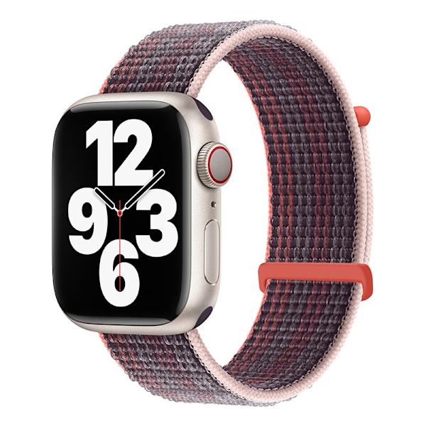 Klockarmband för Apple Watch iWatch 38/40/41/42 S10mm Bärlila