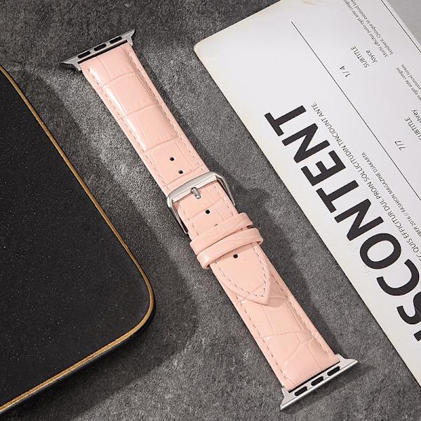 Klockarmband för Apple Watch iWatch Urtavla 38/40/41mm Universal Rosa Bambu Snabbkoppling