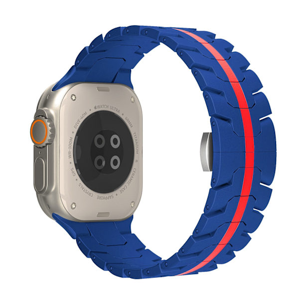 Kellon ranneke Apple Watch iWatch 38/40/41mm sininen ja punainen
