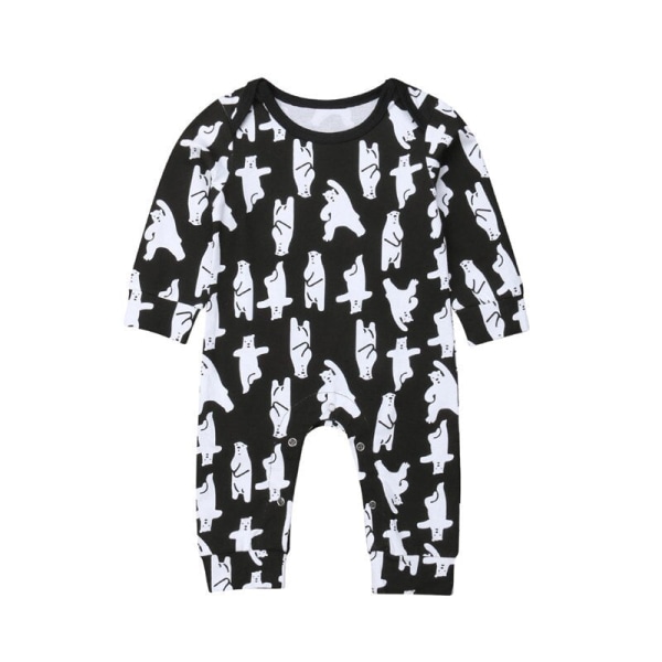 Julpyjamas Matchande Familj Pyjamas Björn Barn Sovkläder Nattkläder Outfits Baby 70
