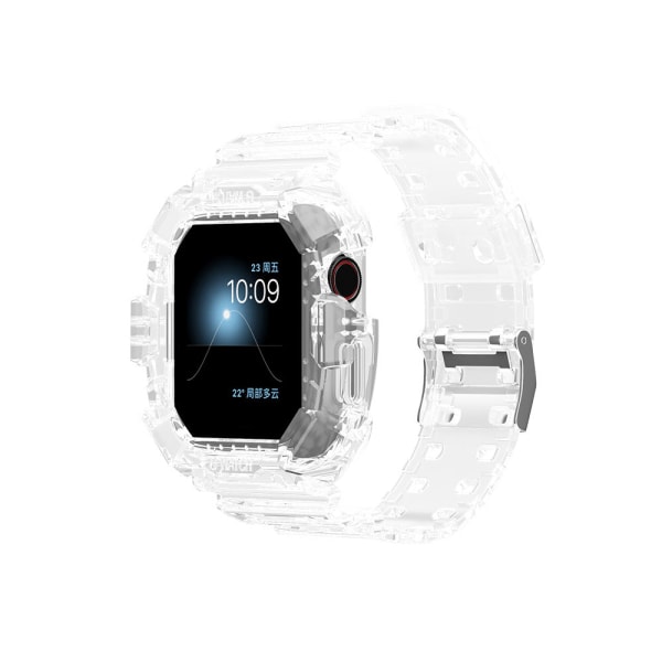 För Apple Watch iWatch 6/5/4 klockband Transparent Fall Resistant One Watchband transparent 38/40mm iWatch