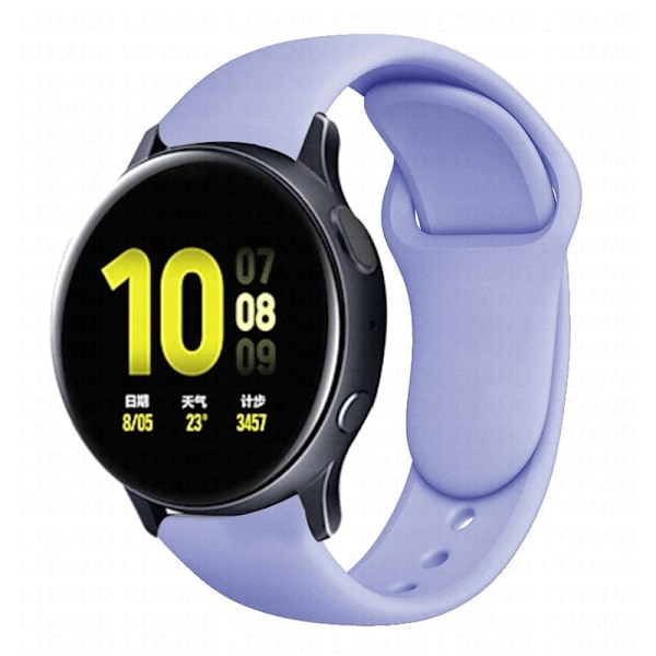 Silikoniranneke Samsung Active 2 -rannekkeelle Gear S3 frontier -rannekoru Galaxy watch 3/46mm/42mm/Active 2 40mm 44mm ranneke Wine red 13