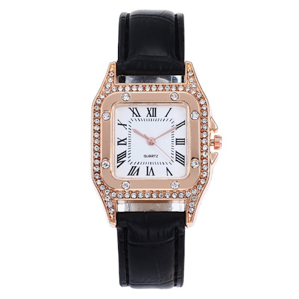 Generation Watch Dameur Modeur Lille Firkantet Rem Kvarts Red