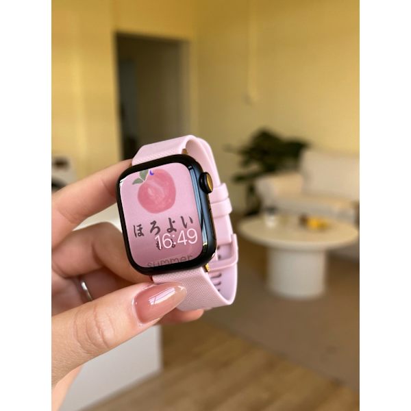 Klockarmband för Apple Watch iWatch 38/40/41/ 10:e generationen 42mm universal smutsigt puder