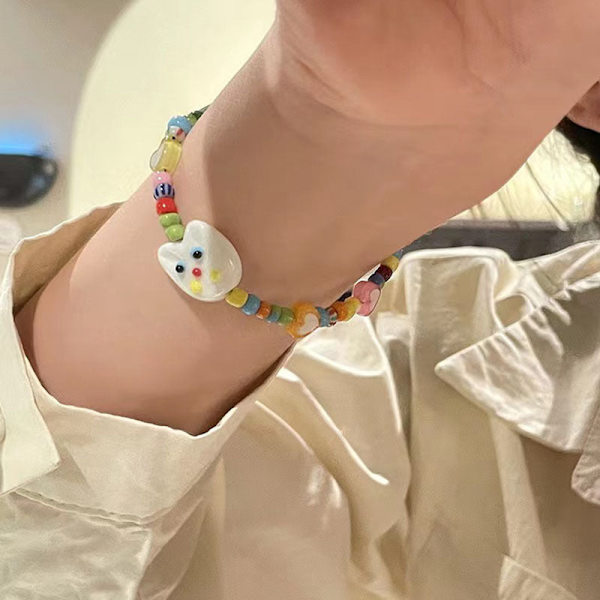 Naisten erikoismielenkiintoinen design Uusi söpö rannekoru Korkealaatuinen makea siisti kuuma tyttöystävä Tupsurannekoru S0512B-black cat bracelet