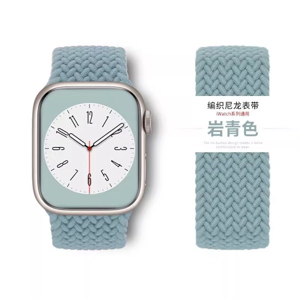 Klockarmband för Apple Watch iWatch 38/40/41mm Storlek M Rock Blue