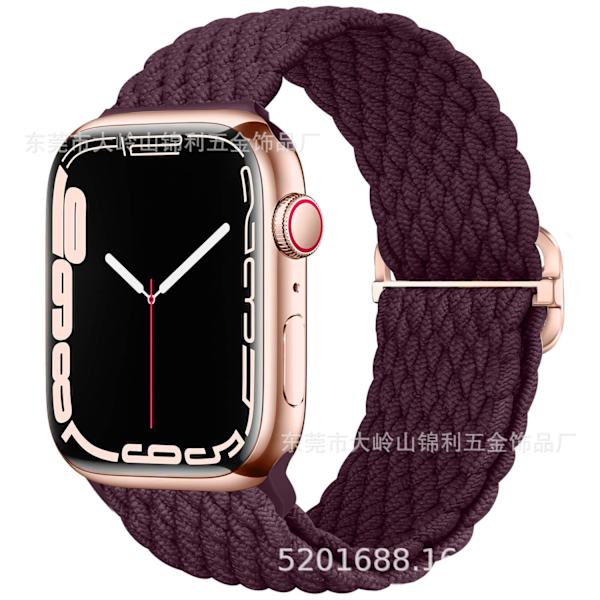 Kellon ranneke Apple Watch iWatch 38/40/41/42mm karmiininpunainen kirsikka