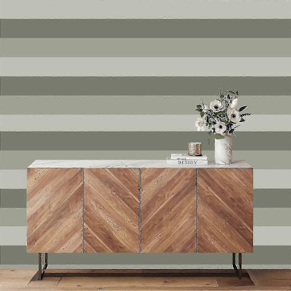 Randig tapet från Stripe-Ribn, Mjuk GrönSalviaOliv Soft GreenSageOlive