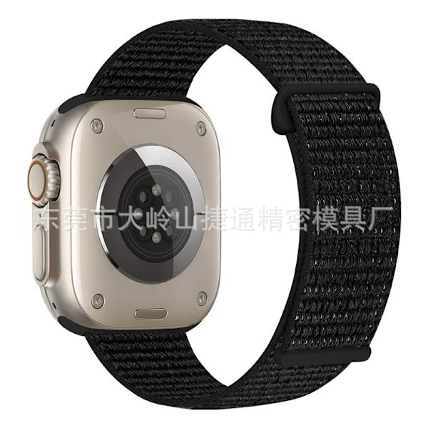 Kellon ranneke Apple Watch iWatch 38/40/41/42 S10mm Heijastava Musta