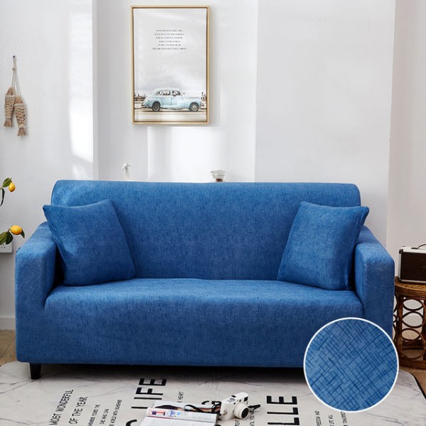 Geometrisk ternet sofabetræk, strækbart sofabetræk til stue, elastisk sofa-stolbetræk, sofahåndklæde 1/2/3/4-personers Pattern 32 4-seater 235-300cm