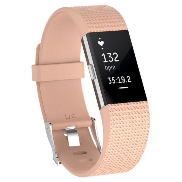 Armband Armrem Smart Klockarmband Mjukt Klockarmband Ersättning Smartwatch Armband För Fitbit Charge 2 PURPLE L