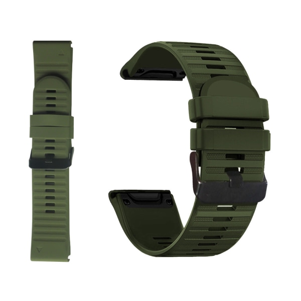 Klokkerem 26mm egnet for Garmin Fenix 5X/6X/Fenix3 HR Army Green