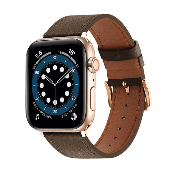 Klockarmband för Apple Watch iWatch Inget spänne, ingen kontakt, inget huvud hål, grå