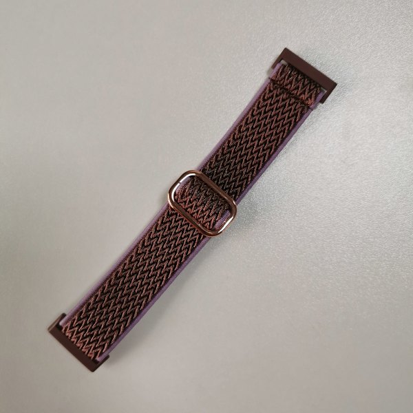 Klockarmband för Apple Watch iWatch 38/40/41MM Vågmönster rökig lila