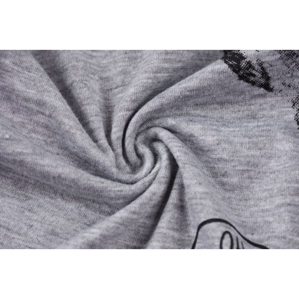 Joulu Pyjamat Yhteensopivat Perhe Pyjamat Vanhempi-Lapsi Puku Eurooppalainen ja Amerikkalainen Painatus Vanhempi-Lapsi Pyjama Puku Gray deer head 女孩M