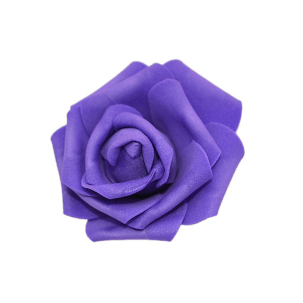 20 st 6 cm Stora PE Skumrosor Konstgjorda Blomhuvuden För Bröllopsfest Dekoration DIY Kransar Hem Dekorativa Hantverksmaterial F07 red 30pcs
