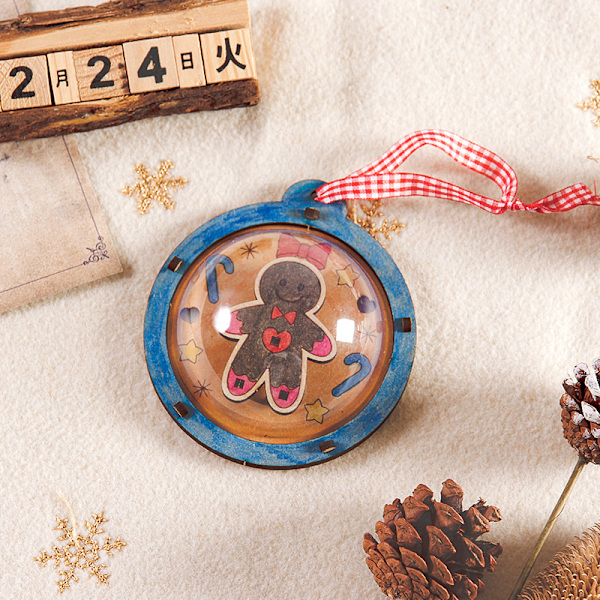 Jul DIY Handgjorda Hängande Ornament Barn Förskola Ritning Monterade Leksaker Juldekoration Elk sled