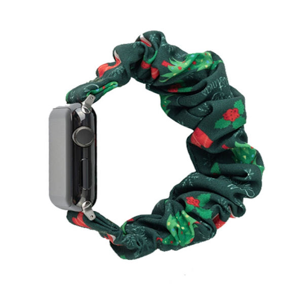 Klockarmband för Apple Watch iWatch 38/40/41mm Liten storlek med förpackning Grön Jul