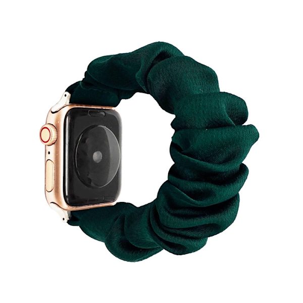 Klockarmband för Apple Watch iWatch 38/40/41mm Bubble Satin Mörkgrön