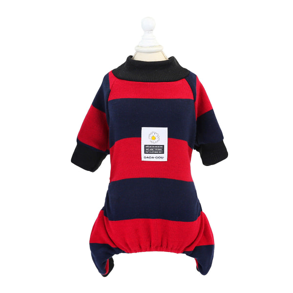 Efterår Varmt Kæledyrstøj Teddy Lille Hund Blue M