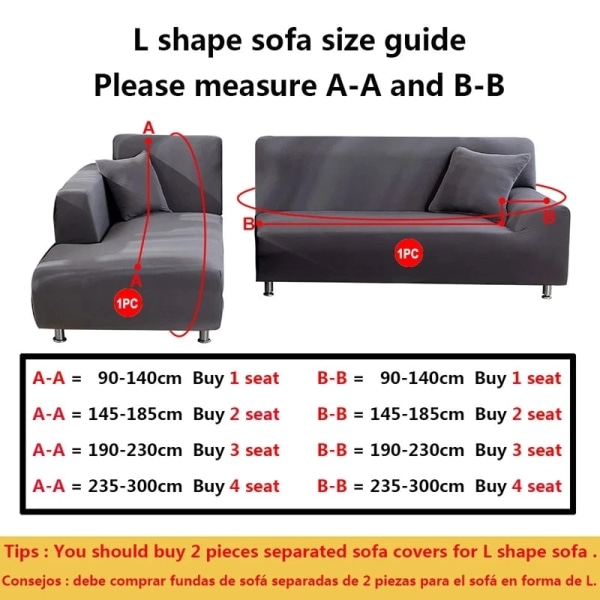 Sofa Betræk Stræk Elastisk Overtræk Sofa Sektions Vintage Til Stue Sofabetræk Enkelt/To/Tre/Fire Sæder Black 1-seat 90-140cm
