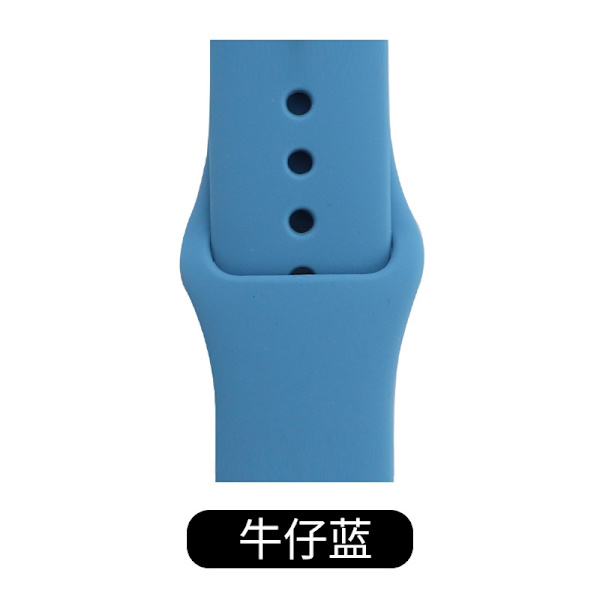 Klockarmband för Apple Watch iWatch 38/40/41/42 S10 ML Lång Denim Blå