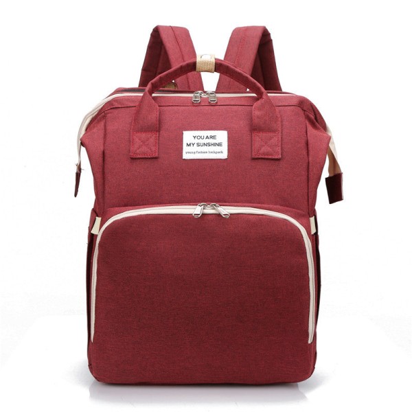 Pålitlig Sport Outdoor Swagger Väska Polyamider och Nylon Ryggsäck för Resor eller Affärer Deep Purple