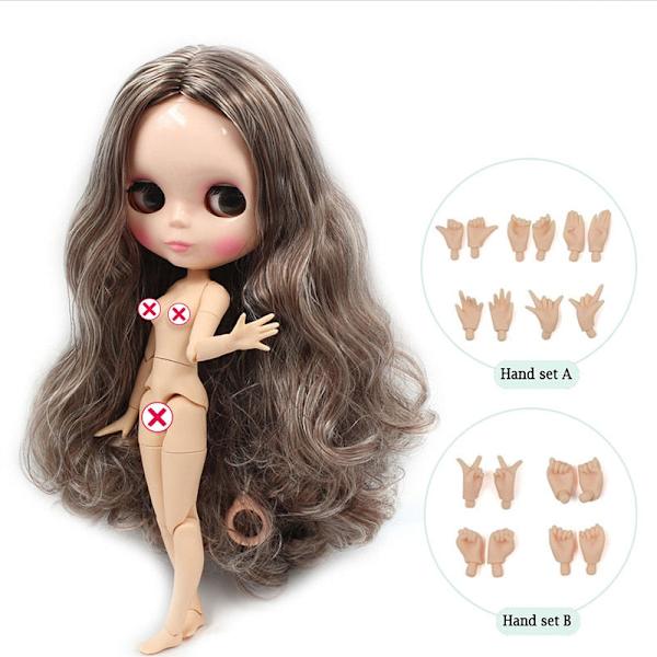 ICY DBS Blyth Fabrikkdukke Egnet for utkledning selv DIY Endre 1/6 BJD Leketøy spesialpris OB24b kuleledd matte
