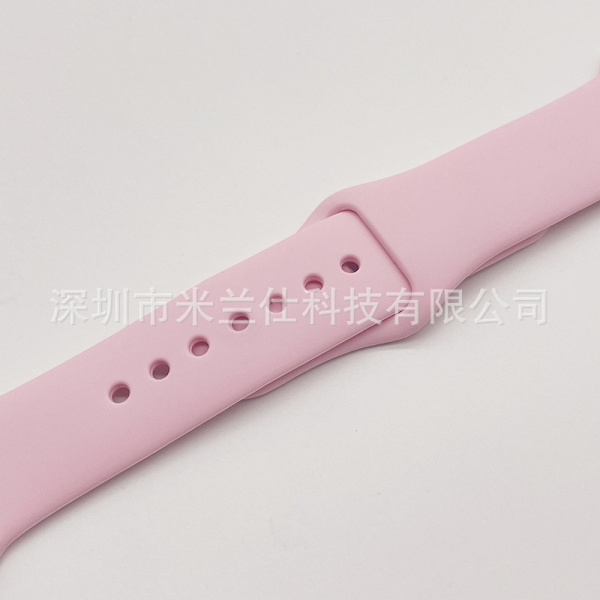 Klockarmband för Apple Watch iWatch 38/40/41/42mm-S10 Förlängd Storlek ML Kod 8 Rosa