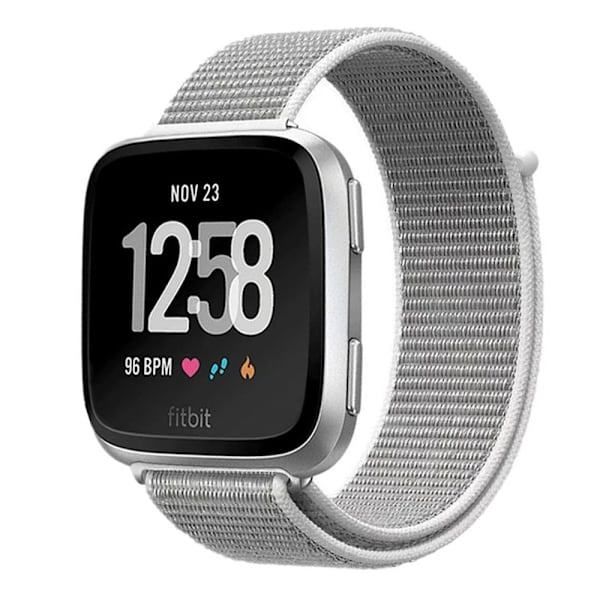 Armband för Fitbit Versa 2 band correa Smartklocka ersättningsarmband Nylon Loop Armband correa Fitbit Versa 2/Fitbit Libe band Overseas Rainbow
