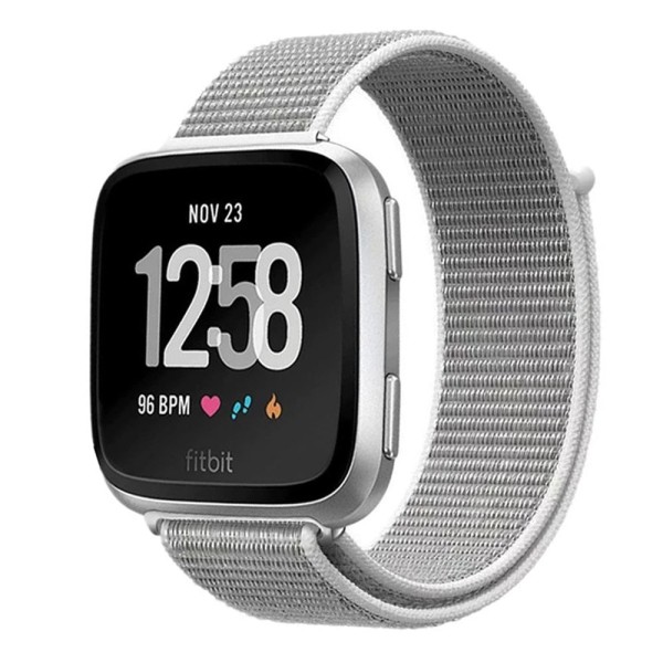 Rem til Fitbit Versa 2 rem correa Smartwatch udskiftning Urrem Nylon Loop Armbånd correa Fitbit Versa 2/Fitbit Libe rem Overseas Anchor Gray