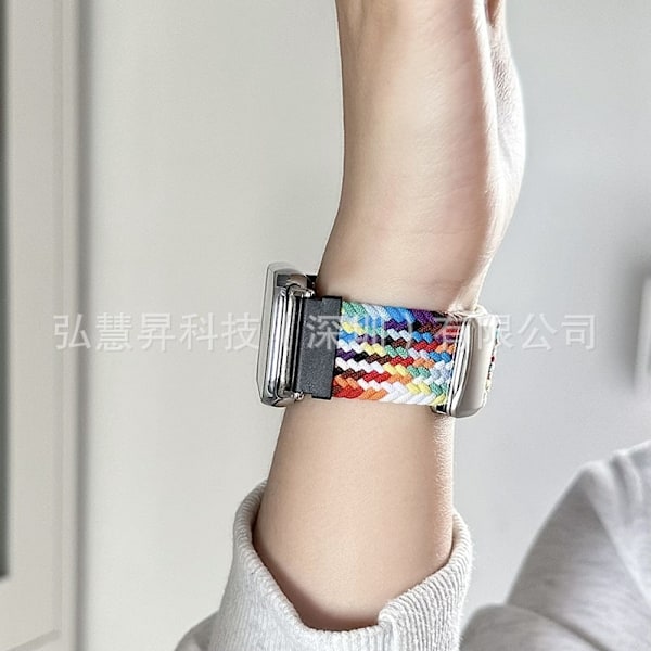 Klockarmband för Apple Watch iWatch för 42/44/45/49mm officiell regnbåge
