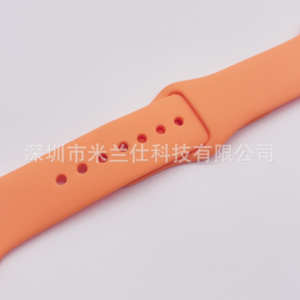 Klockarmband för Apple Watch iWatch 38/40/41/42mm-S10 utökad storlek ML kod 55 fräsch orange