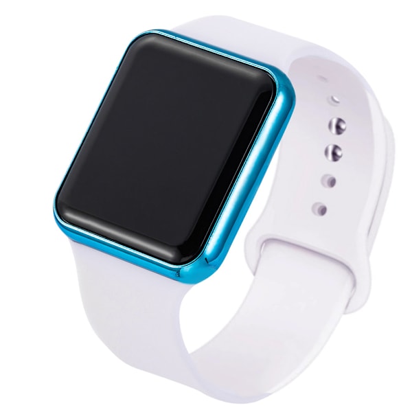 Digital Lover Klockor Par Klocka Sport Lover Armbandsur LED Digital Klocka för Män Kvinnor Lyx Elektronisk Klocka Pareja White Blue