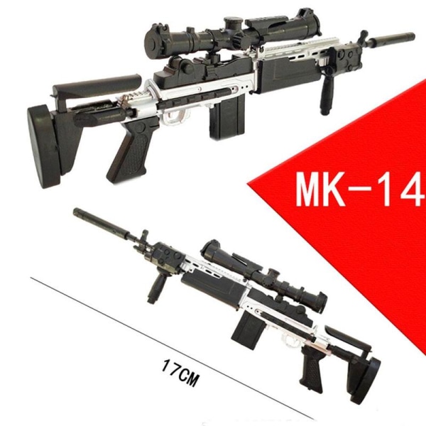 1/6 Mini Puslespil AWM 1/6 AWM Sniper Rifle Plastik Samle Gun Model Militær Bygning til 12 Tommer Action Figur Display AWM