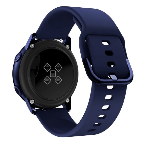 20mm watch för Samsung Galaxy Watch Active 2 40mm 44mm Band Gear sport handledsarmband samsung galaxy watch 4 40mm 42 46mm Midnight blue 8 Galaxy watch 4