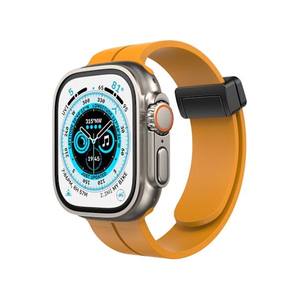 Urrem til Apple Watch iWatch 42/44/45/49mm Officiel Gul