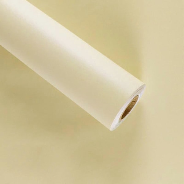 Självhäftande, vattentät och avtagbar vinyltapet Matt Beige 40cm x 2m Matt Beige 40cm x 2m