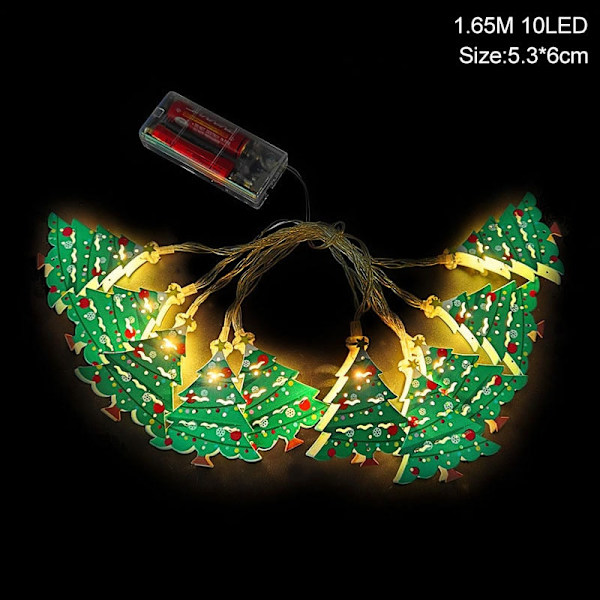 165cm Juldekoration LED Ljus Ornament Plast Jultomte Julgran Snögubbe Ljusslinga Självlysande Juldekoration Xmas Tree LED
