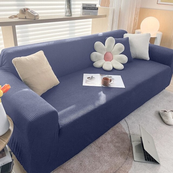 Sammets bäddsoffa cover Fällbart säte utan armar Slipcover Modern stretch bäddsoffa överdrag Elastiskt plysch soffskydd Hembankett 5 S  150-185 cm