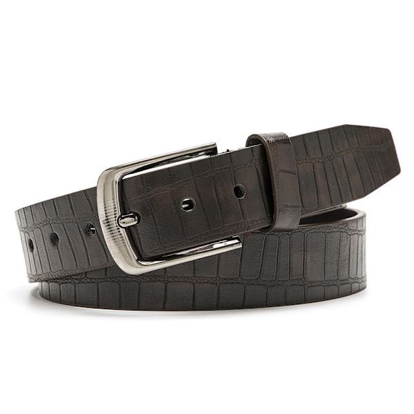 Bälte Herr Mode Casual Dekoration Jeans Rem Utomhus Legering Spänne Brett Bälte Herr 9001-coffee Length 120 width 3.8
