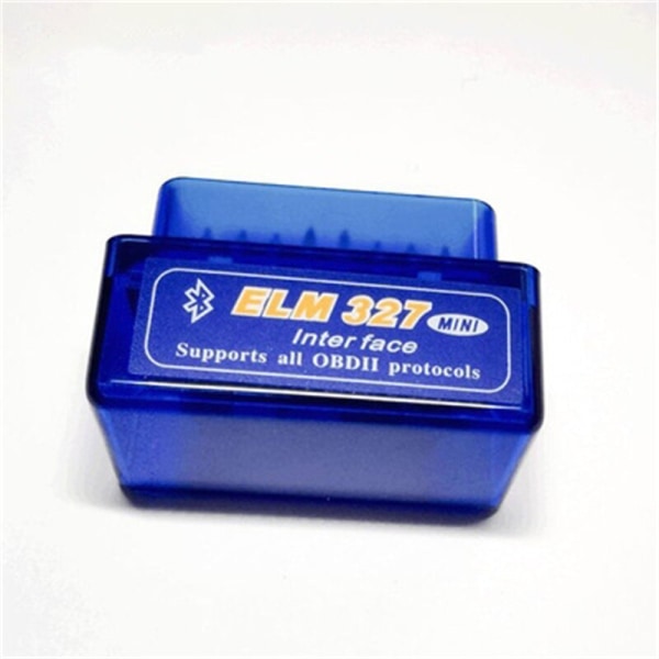 Mini Bluetooth ELM327 V2.1 V1.5 Auto OBD Scanner Code Reader Tool Bildiagnosverktyg Super ELM 327 för Android OBDII-protokoll Blue V2.1