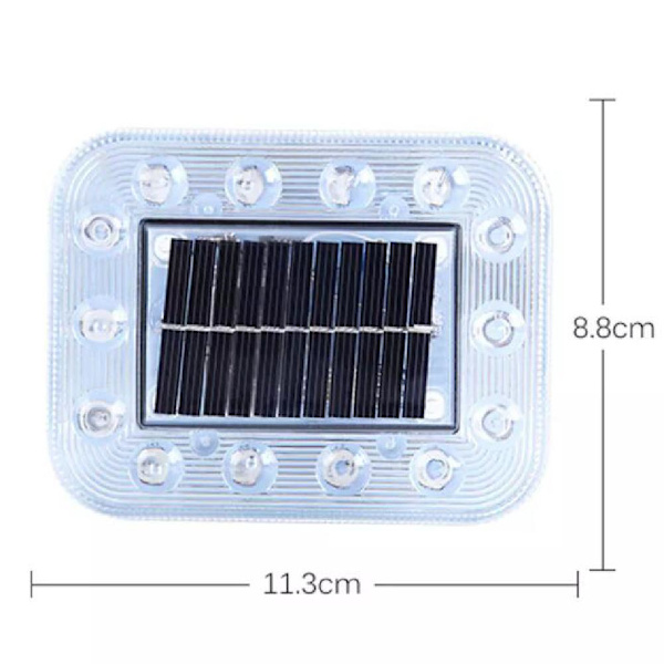 2 ST anti-tail strobe Ljus Varningsljus Blinkande Bakljus Lastbilslampa Sju Färger Vattentät för Magnetbrytare Solenergi 2pcs