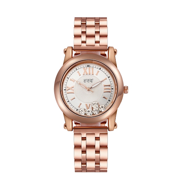 Mode Diamantbesat Ur Dame Vandtæt Bare med Quartz Ur Modeur Dame Business Casual Dameur 2#
