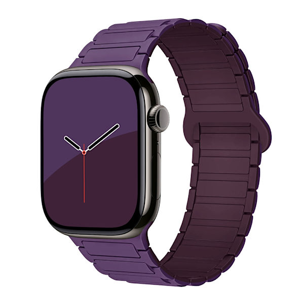 Klockarmband för Apple Watch iWatch 38/40/41/10:e generationen 42MM plommon med bärlila