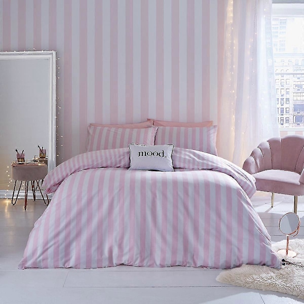 Sassy B Stripe Tease Tapetti Muriva Pinkki Pink