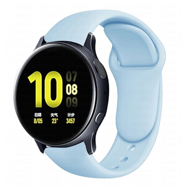 Silikone rem til Samsung Active 2 rem Gear S3 frontier armbånd Galaxy watch 3/46mm/42mm/Active 2 40mm 44mm rem ArmyGreen 31 Galaxy watch 46mm